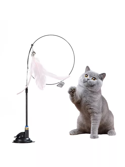 Macska tollas játék, 80 cm hosszú rúddal és 7 cm-es talppal