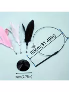 Macska tollas játék, 80 cm hosszú rúddal és 7 cm-es talppal