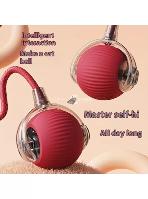 Whisker Wonders USB újratölthető interaktív macskajáték labda