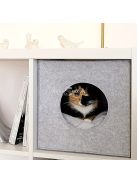 Filc macskabarlang párnával