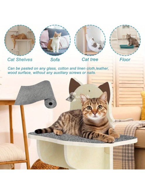 Öntapadós szőnyeg, macskakaparó védőhuzat 30x50 cm