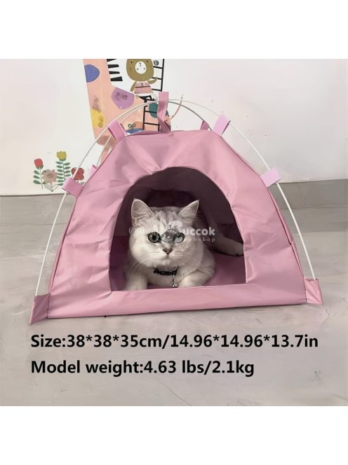 Összecsukható kisállat sátor szőnyeggel