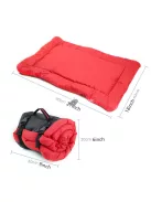 Hordozható, vízálló, összecsukható kutyaággyal