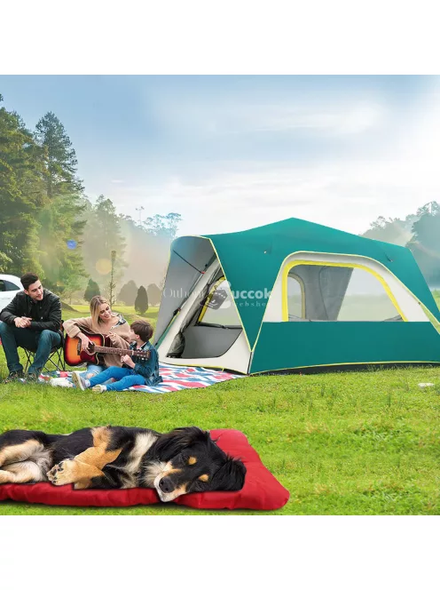 Hordozható, vízálló, összecsukható kutyaággyal