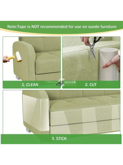 Karmolásgátló Macskaszalag, Átlátszó Bútorvédőfólia