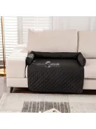 Szürke hálós, szennyeződésmentes, vízálló háziállat lepedő