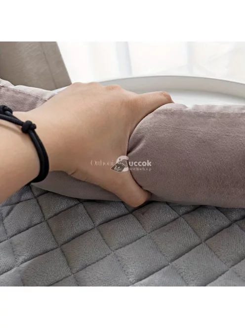 Szürke hálós, szennyeződésmentes, vízálló háziállat lepedő