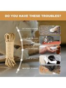 10M Természetes Juta Kötél Macskakaparó