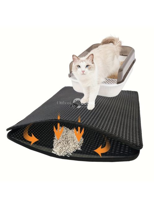 1db macska vízálló alomfogó szőnyeg