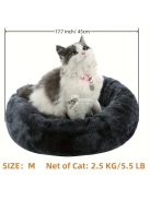 Kutyaágy Kerek Kisállat párna