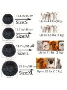 Kutyaágy Kerek Kisállat párna