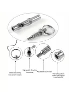 2db professzionális kutyakiképző síp állítható hangmagassággal