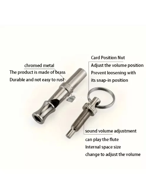 2db professzionális kutyakiképző síp állítható hangmagassággal