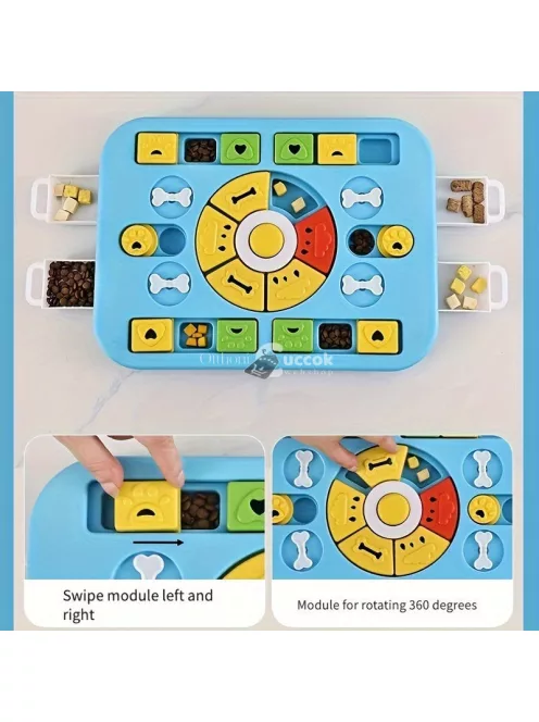 Interaktív kutya puzzle játék - Lassú etető és agytréning kis és nagy kutyusok számára