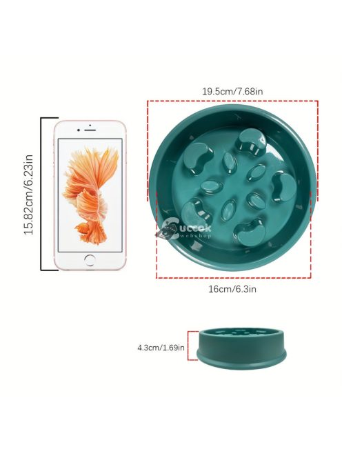 Csúszásmentes, Lassan Adagoló Kisállat itatótál