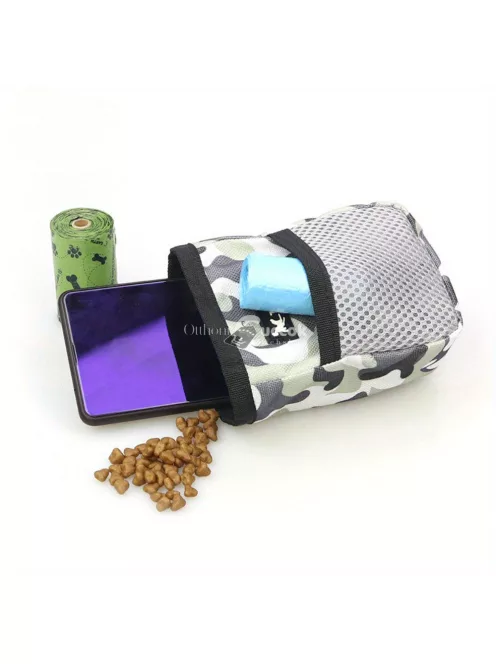 Multifunkcionális kutyakiképző táska - Könnyen használható zsebek és beépített hulladékzsák-adagoló