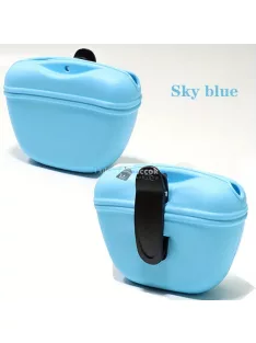   Kényelmes hordozható kutyakiképző táska csemege tasakkal és ételadagolóval