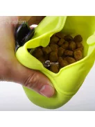 Kényelmes hordozható kutyakiképző táska csemege tasakkal és ételadagolóval