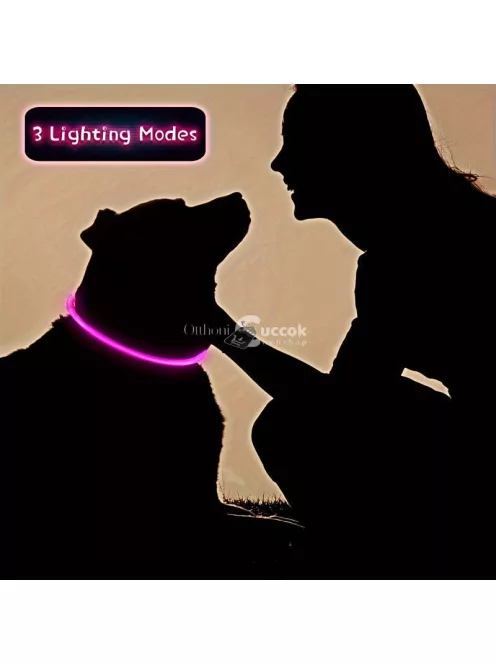 Áll0tható LED kutyanyakörv