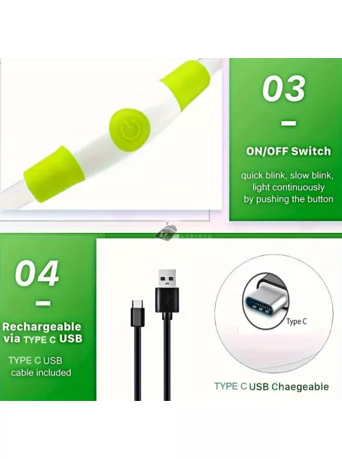 Áll0tható LED kutyanyakörv