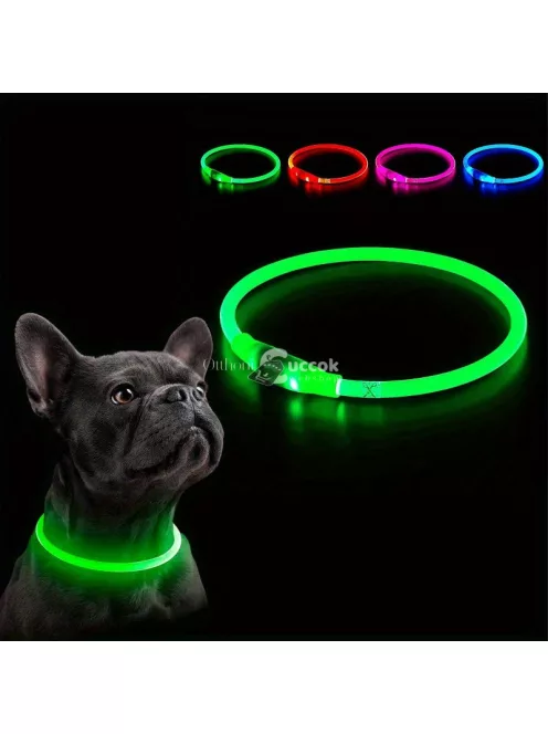 Áll0tható LED kutyanyakörv
