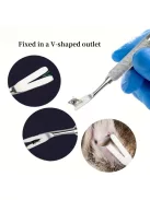 Rozsdamentes Acél Kullancseltávolító Eszköz Kutyáknak