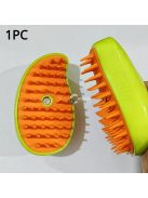 3 az 1-ben Öntisztító Állatápoló Kefe Macskáknak és Kutyáknak - USB-ről Tölthető