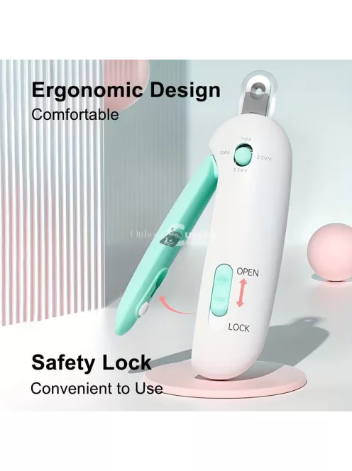 Professzionális kisállat körömvágó állítható nyílással