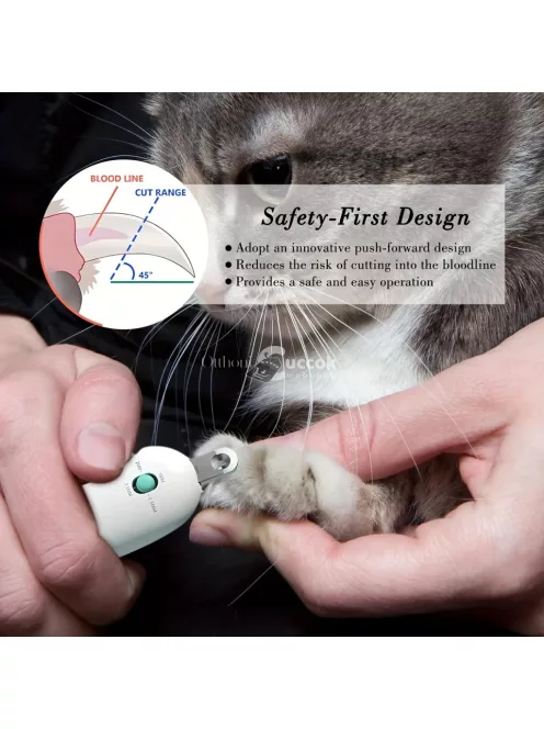 Professzionális kisállat körömvágó állítható nyílással