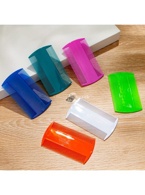 Bolhaölő sűrű fogú kétoldalas fésű