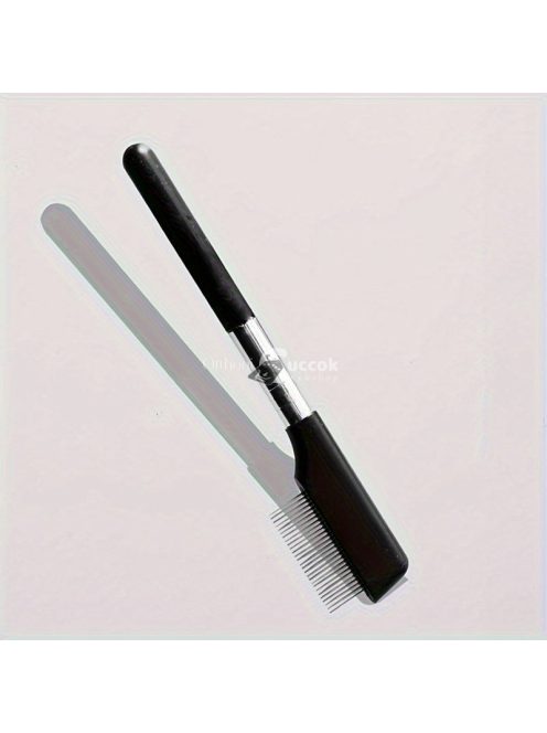 Kisállat ápolási készlet: Könnyfolt eltávolító fésű és Szőrvágó olló