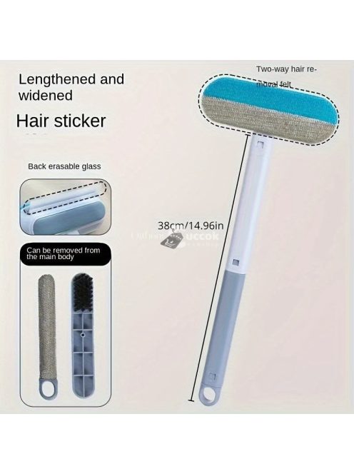 Hosszú nyelű háziállat szőr eltávolító kefe