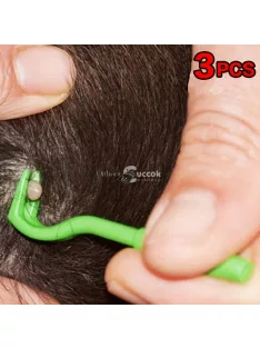   3 db hatékony kullancs- és bolhaeltávolító eszköz kutyáknak