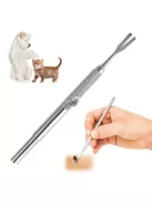 Rozsdamentes Acél Kullancscsipesz Kisállatoknak