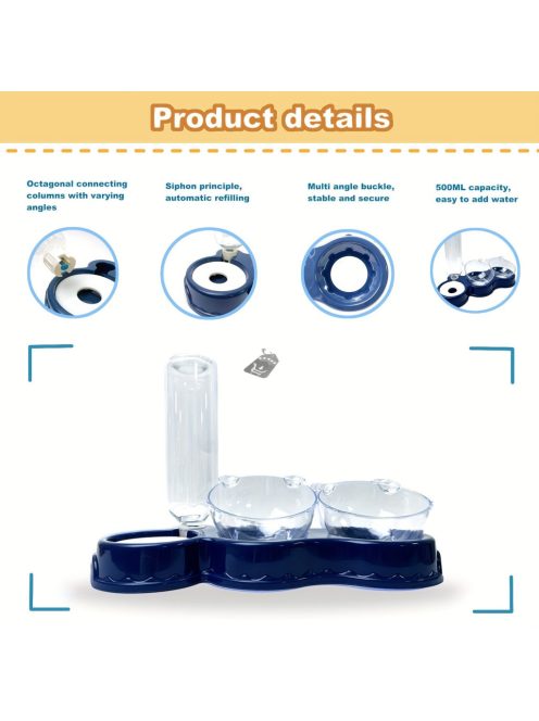 Emelt Macskatálak Automatikus Vízadagolóval