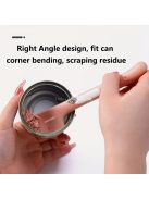 Konzerv kanál, szilikon macskaeledel spatula