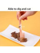 Konzerv kanál, szilikon macskaeledel spatula