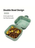 Többfunkciós összecsukható kisállat tál utazáshoz