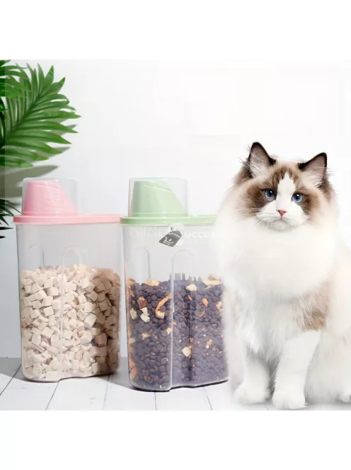 Légmentesen Záródó, Fedeles Állateledel Tárolóedény