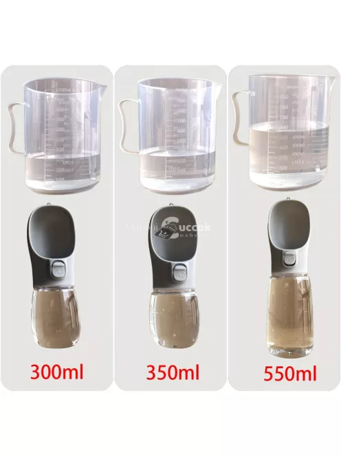 Szivárgásmentes Hordozható Kutyaitató Vizes Palack