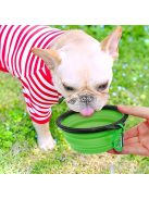 Hordozható állateledel tál: Összecsukható és tartós