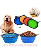 Hordozható állateledel tál: Összecsukható és tartós