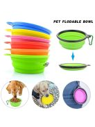 Hordozható állateledel tál: Összecsukható és tartós