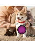 Hordozható állateledel tál: Összecsukható és tartós