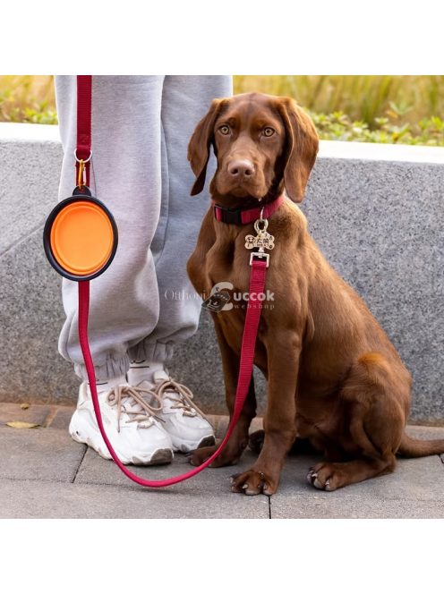 Hordozható állateledel tál: Összecsukható és tartós