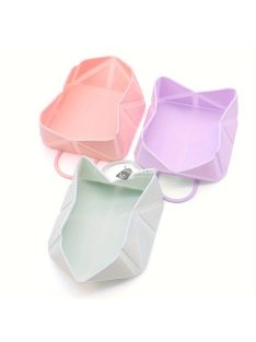 Szilikon Összecsukható Ételtál, Víztál Pánttal