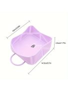 Szilikon Összecsukható Ételtál, Víztál Pánttal