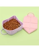 Szilikon Összecsukható Ételtál, Víztál Pánttal
