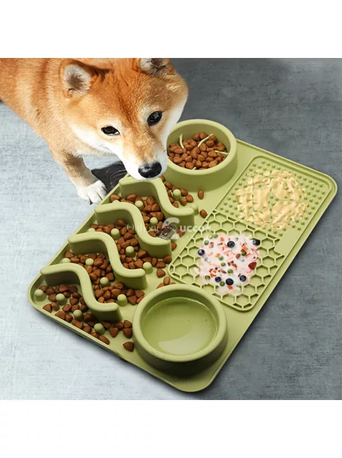 Lick Mat Slow Feeder kutyatál szett - nyalótál szett
