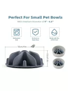 Slow Feeder kutyatálbetét, puha szilikon etető kiegészítő